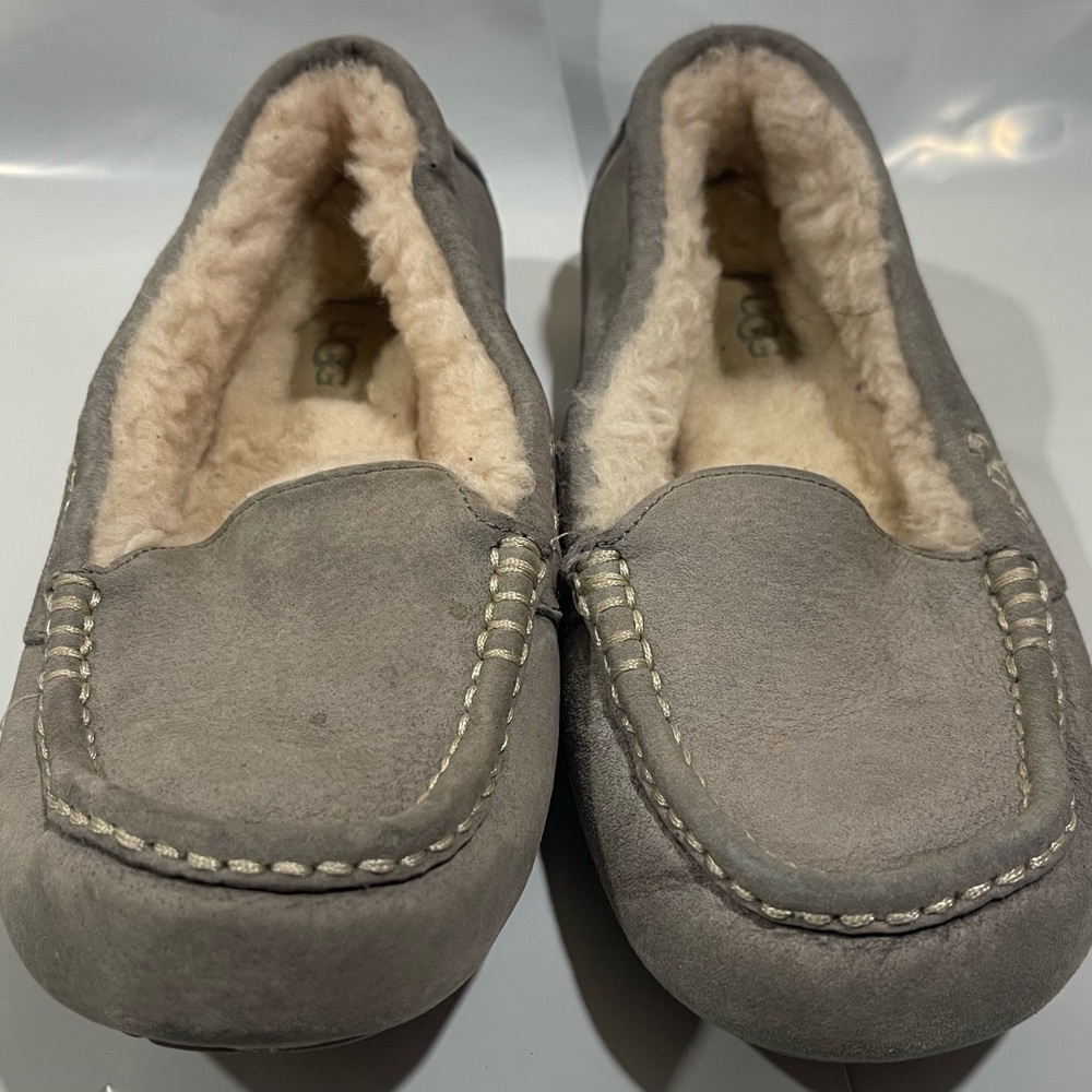 UGG ANSLEY Gray Women's Slippers SIZE 7